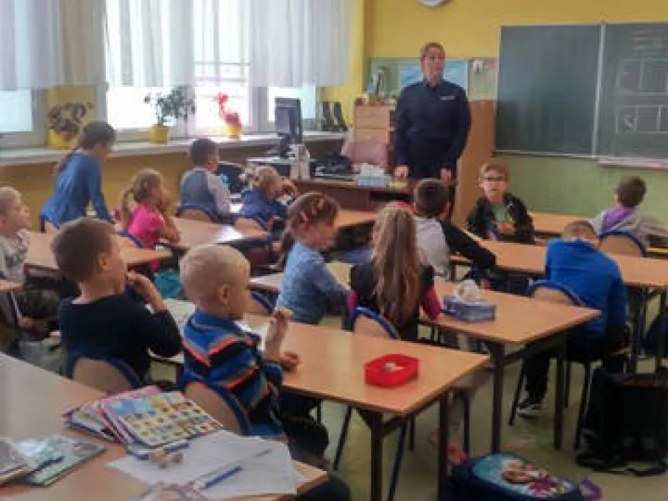 wizyta pani policjantki — zdjęcie 1