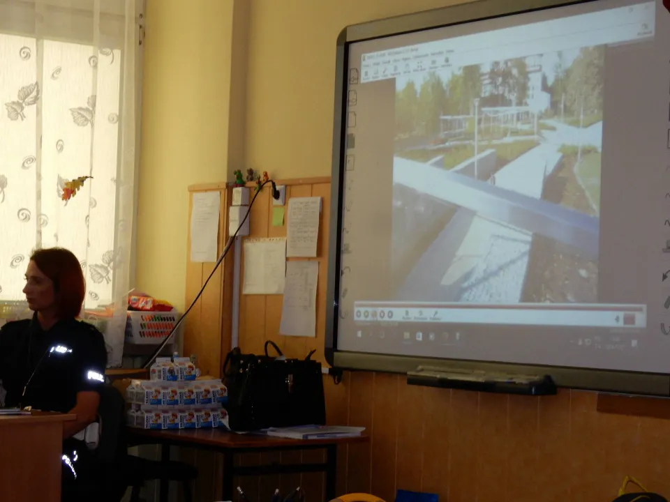 Spotkanie z policjantką w klasie Oa. — zdjęcie 10
