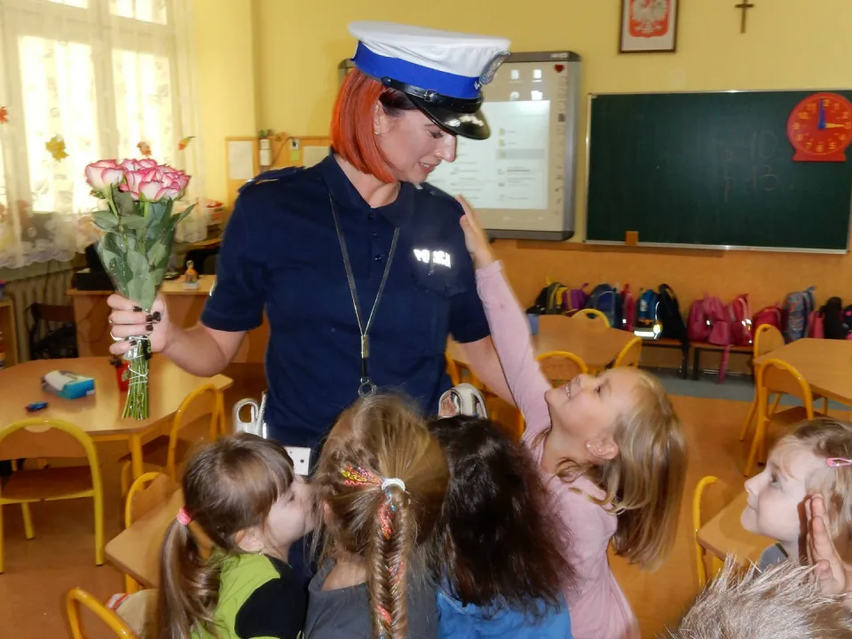 Spotkanie z policjantką w klasie Oa. — zdjęcie 13