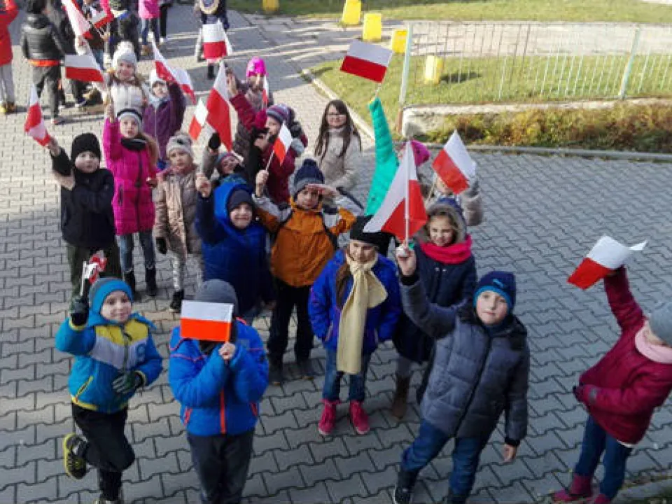 Klasa 3D podczas Marszu Niepodległościowego. — zdjęcie 6