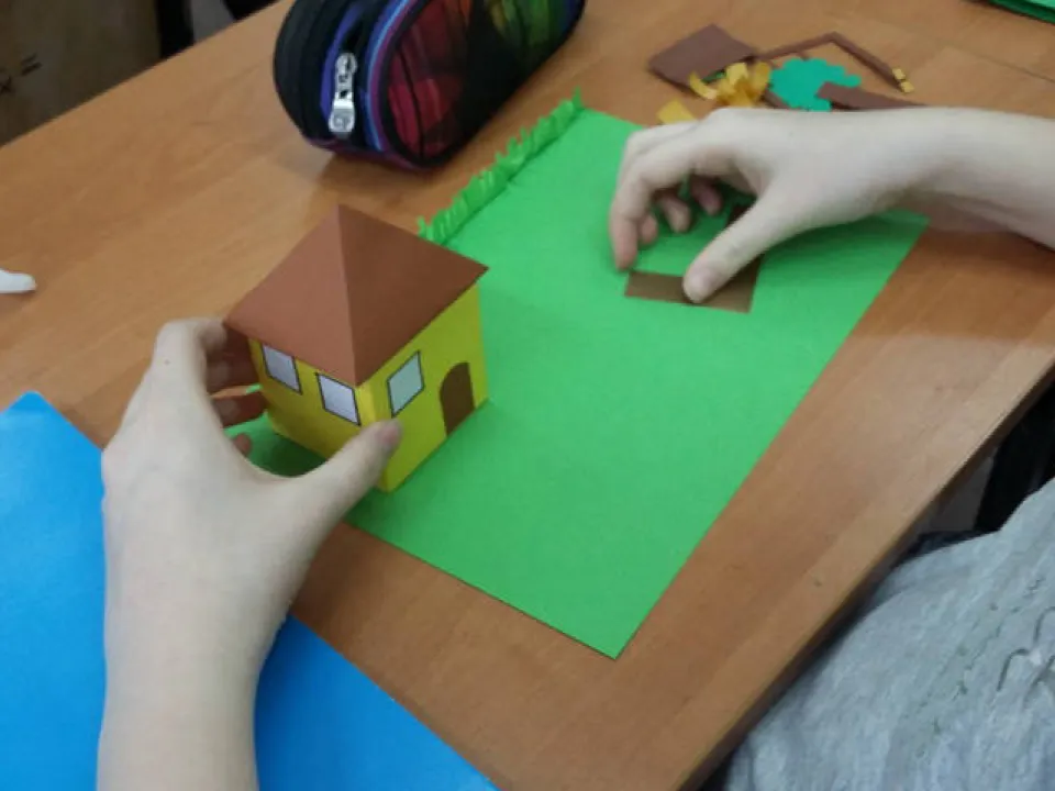 Makiety domów klas 6a i 6b — zdjęcie 1