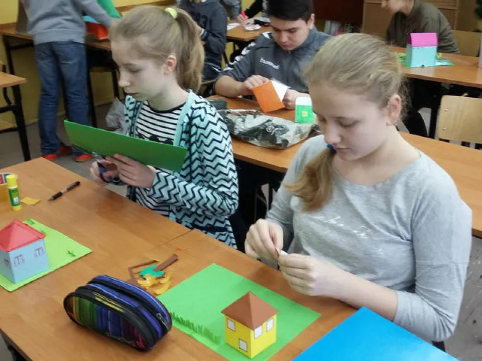 Makiety domów klas 6a i 6b — zdjęcie 2