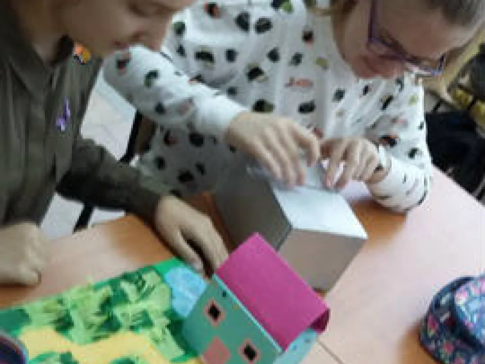 Makiety domów klas 6a i 6b — zdjęcie 4