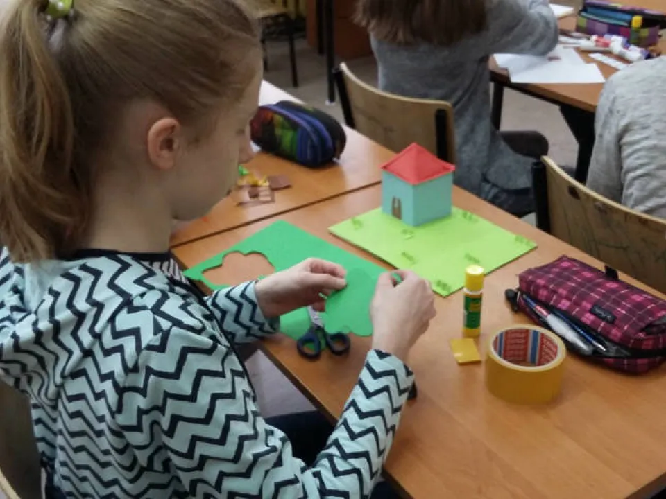 Makiety domów klas 6a i 6b — zdjęcie 6