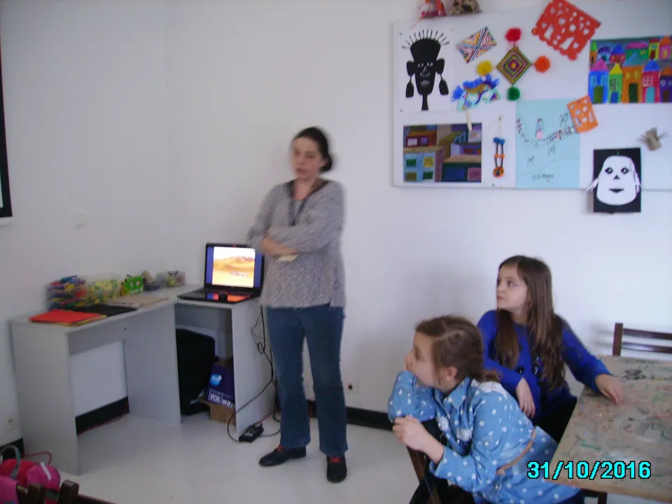 „Zielone wzgórza Afryki” z klasą III C w Muzeum Dialogu Kultur w Kielcach. — zdjęcie 1