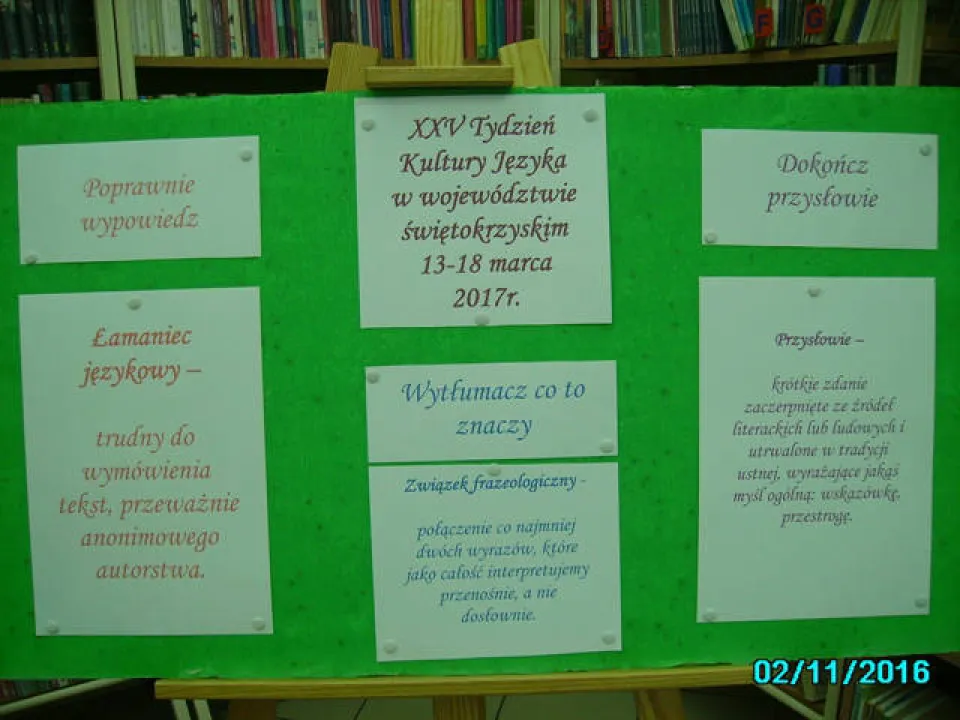 Tydzień Kultury Języka z klasą III C w Miejskiej Bibliotece Publicznej, Filia nr 2 w Kielcach. — zdjęcie 6