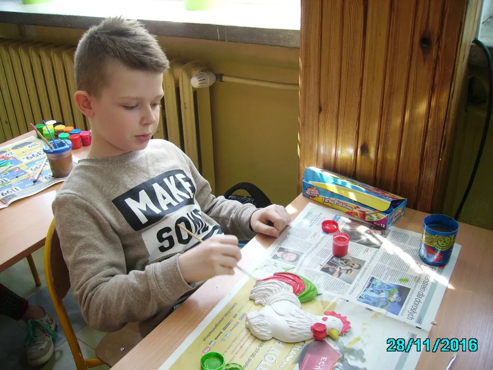 Wielkanocne malowanie w klasie III C. — zdjęcie 2