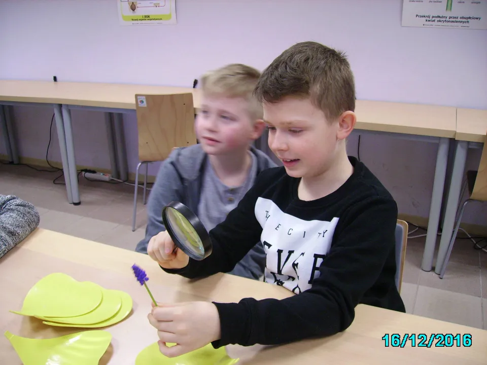 „Dla kogo kwitną kwiaty?” z klasą III C w Ogrodzie Botanicznym w Kielcach. — zdjęcie 11