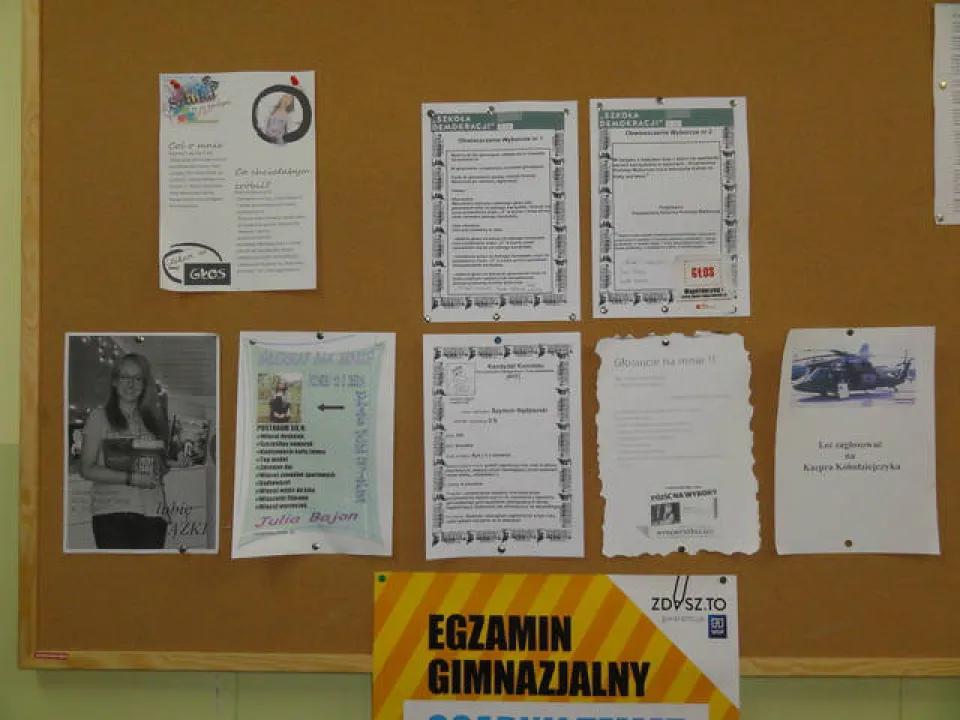 Wybory do Samorządu Szkolnego w gimnazjum — zdjęcie 1