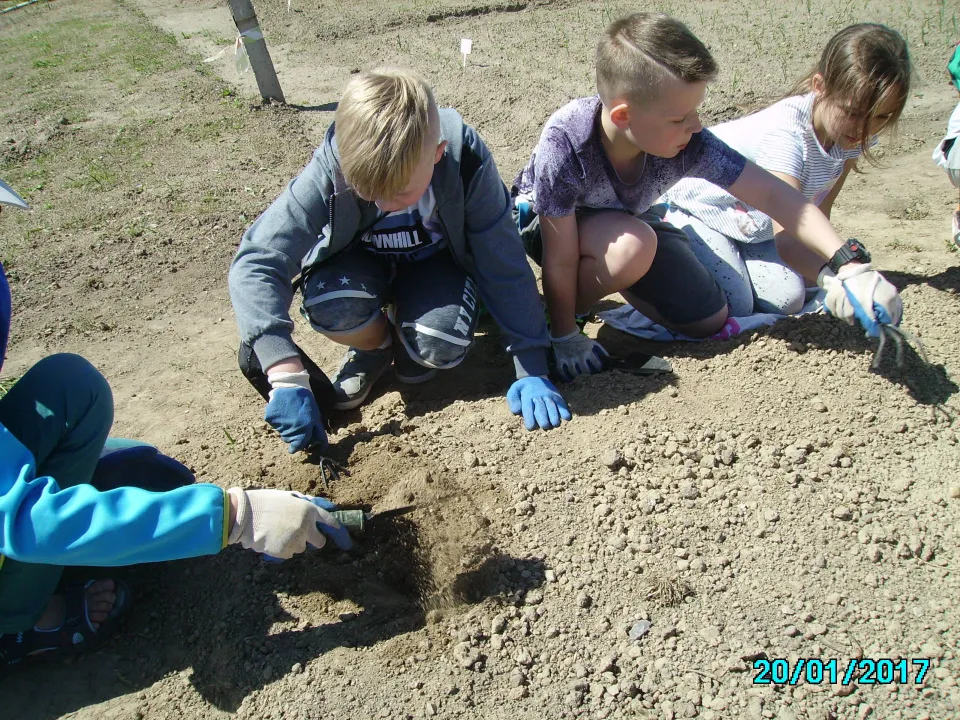 „Ogrodnikiem być…” z klasą III C w Ogrodzie Botanicznym w Kielcach. — zdjęcie 12
