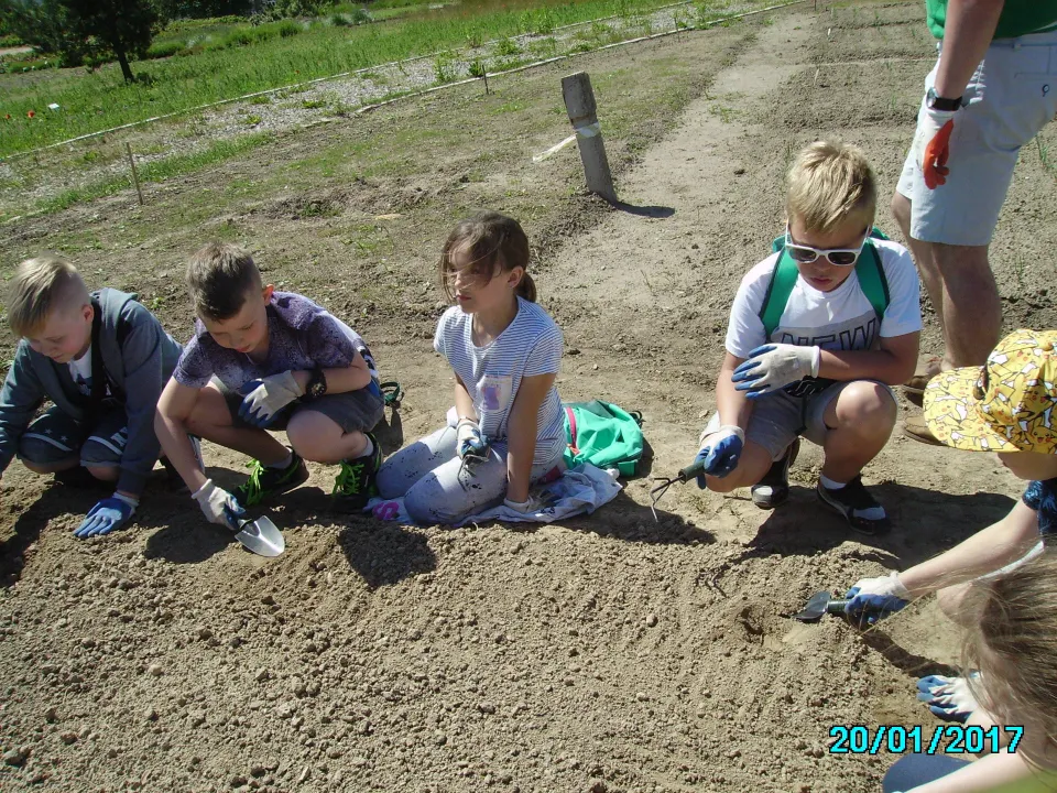 „Ogrodnikiem być…” z klasą III C w Ogrodzie Botanicznym w Kielcach. — zdjęcie 14