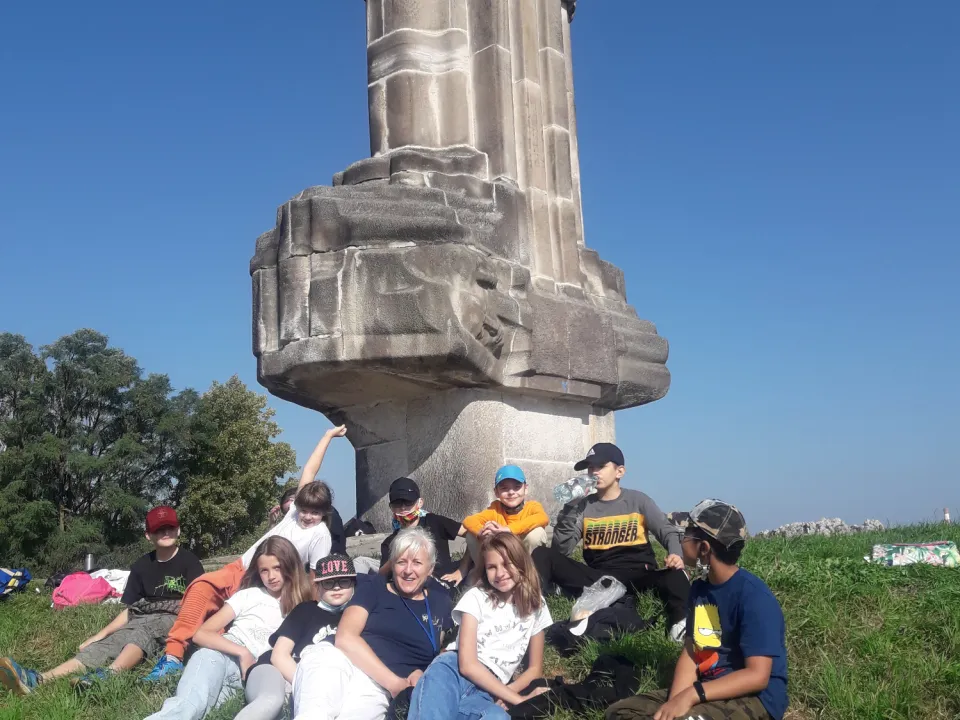 Wycieczka klasy 5b na Kadzielnię