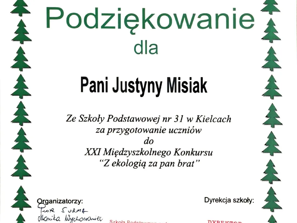 Sukces w konkursie ekologicznym