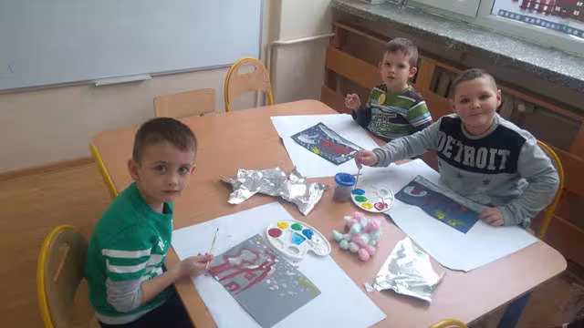 Zimowa improwizacja w grupie Delfinów — zdjęcie 1