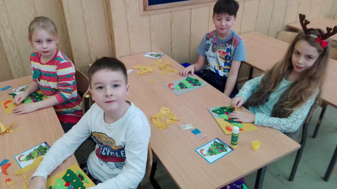 Świateczne choinki w IId — zdjęcie 1