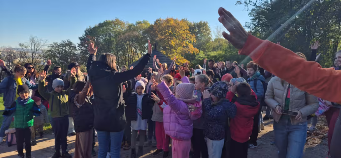Rajd pierwszoklasistów na Karczówkę! — zdjęcie 1