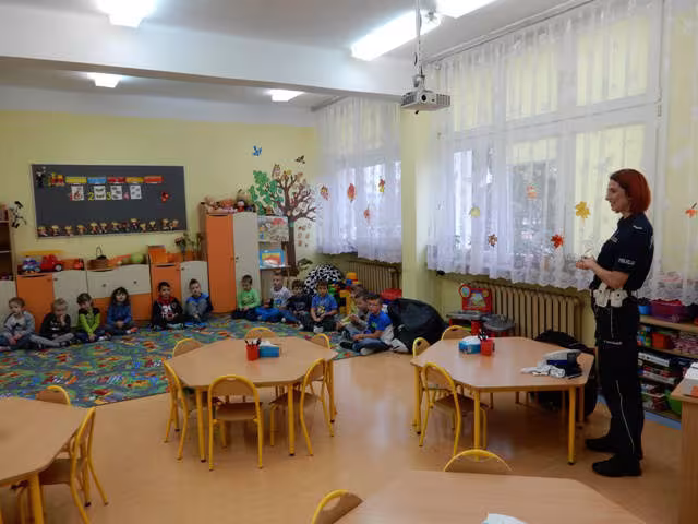 Spotkanie z policjantką w klasie Oa. — zdjęcie 1