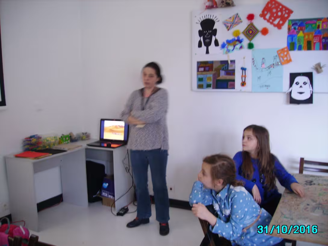 „Zielone wzgórza Afryki” z klasą III C w Muzeum Dialogu Kultur w Kielcach. — zdjęcie 1