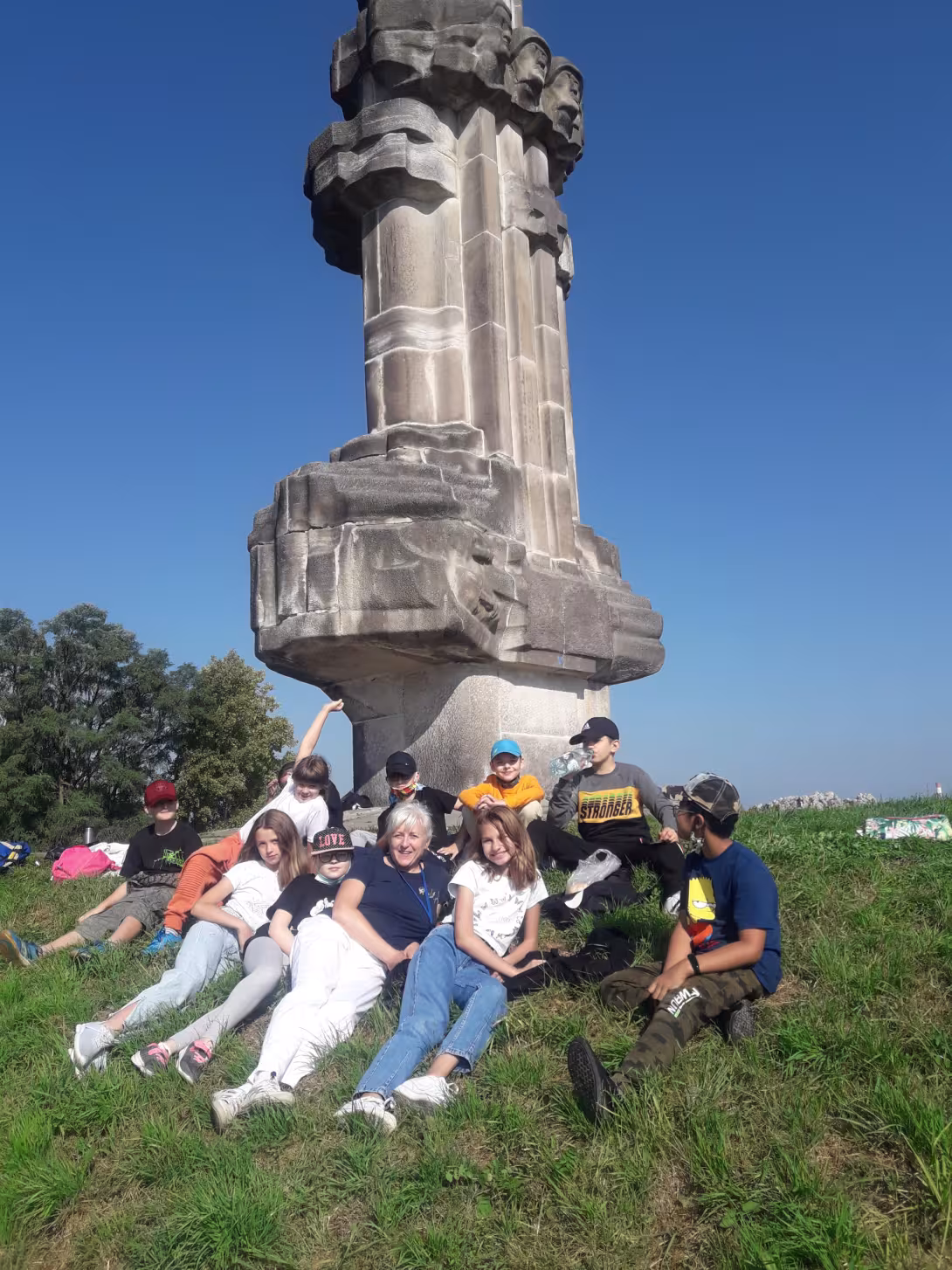Wycieczka klasy 5b na Kadzielnię