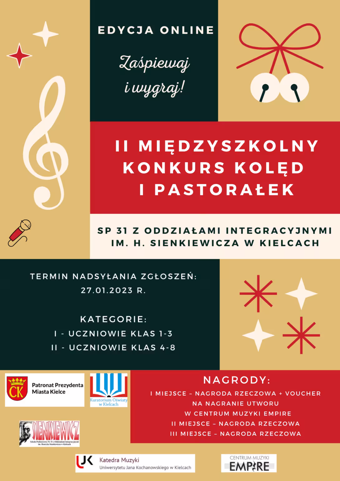 II Międzyszkolny Konkurs Kolęd i Pastorałek