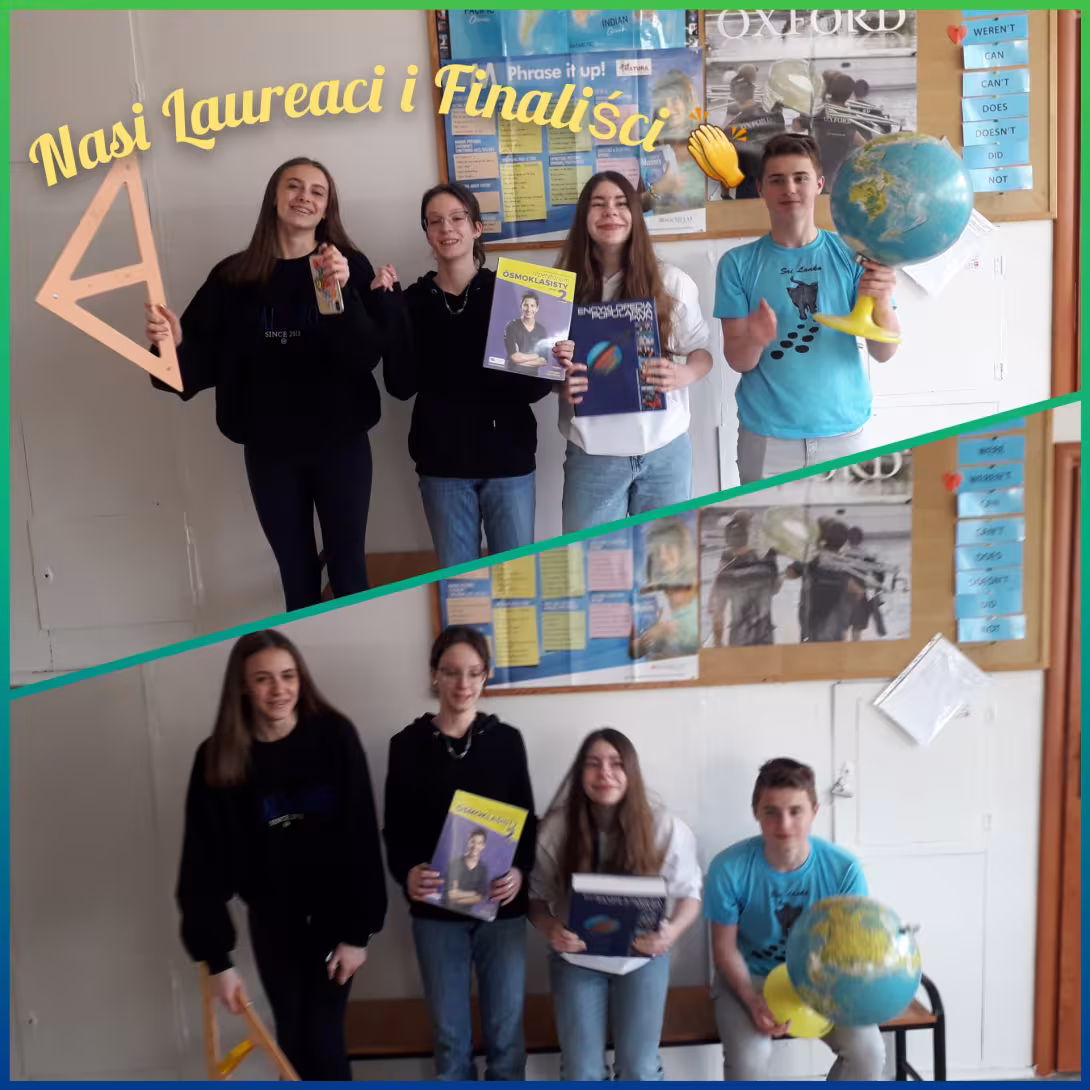 LAUREACI i FINALIŚCI KONKURSÓW PRZEDMIOTOWYCH